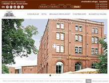 Tablet Screenshot of hotelpark-arnstadt.de